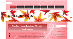 Desktop Screenshot of charlieandmekids.com.au